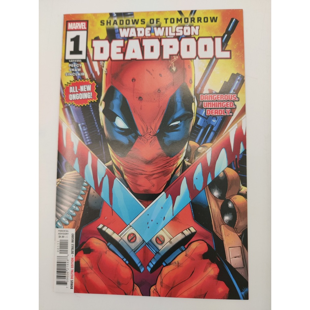 Marvel Deadpool 1 Shadows of Tomorrow‎ Wade Wilson 2024 First Issue LGY 351